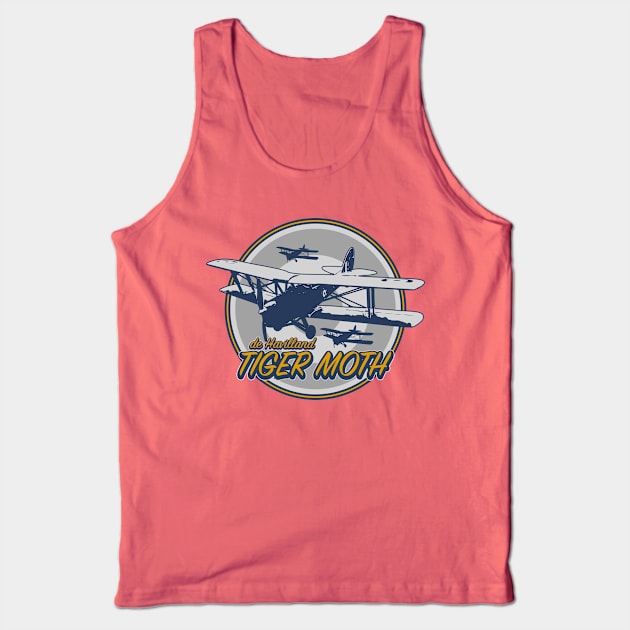 de Havilland Tiger Moth Tank Top by Tailgunnerstudios